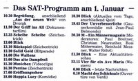 Das erste überregionale Programm des Privatfernsehens.